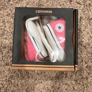 Pink baby converse